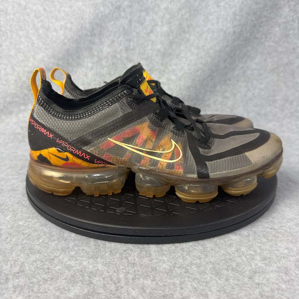 Nike Air VaporMax 2019 Floral Black Gold Women's CD7094-002 Shoes  - Size 8.5